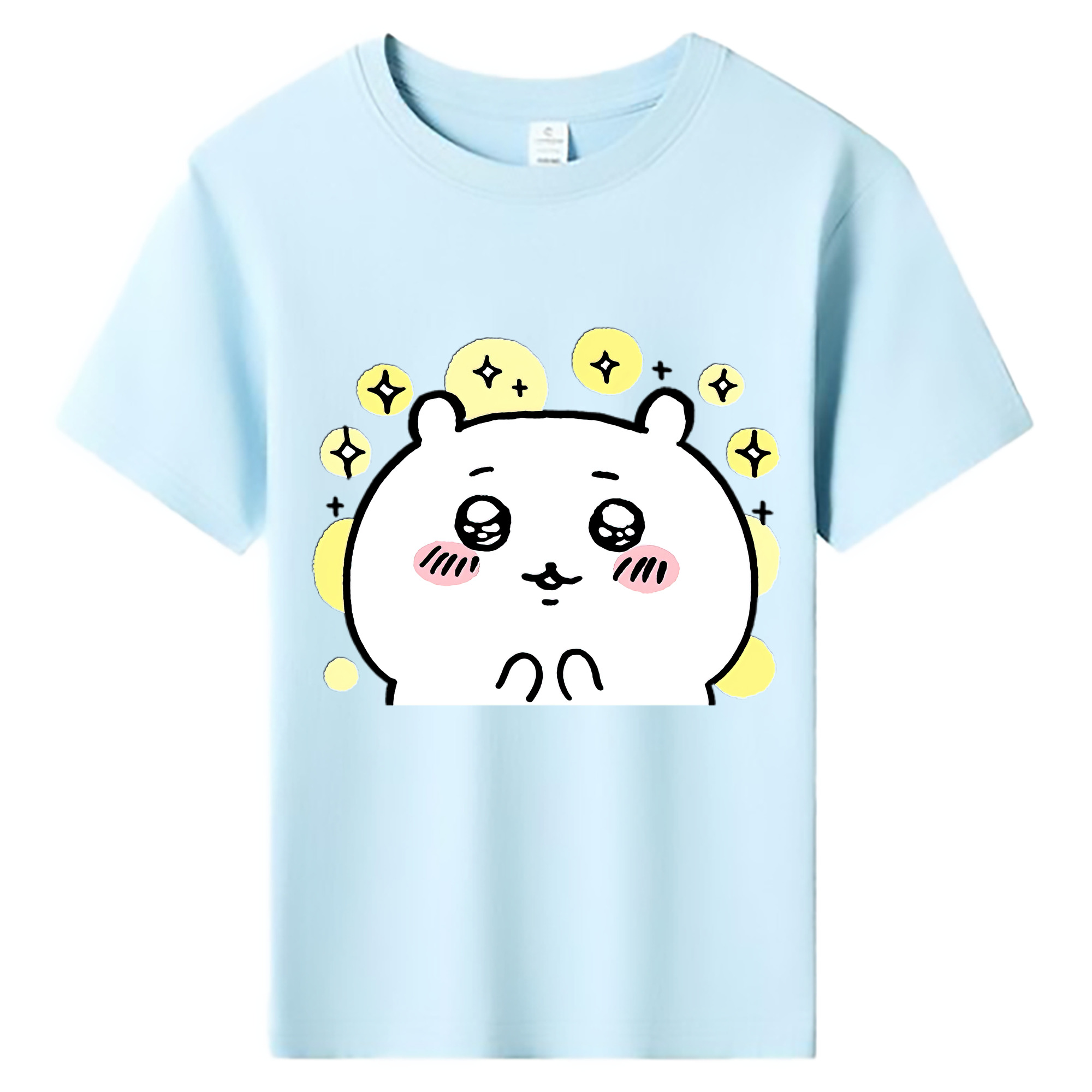 （画像用） ちいかわ ちいかわ Chii-kawa chiikawa 綿100％キッズTシャツ（フロントプリント）